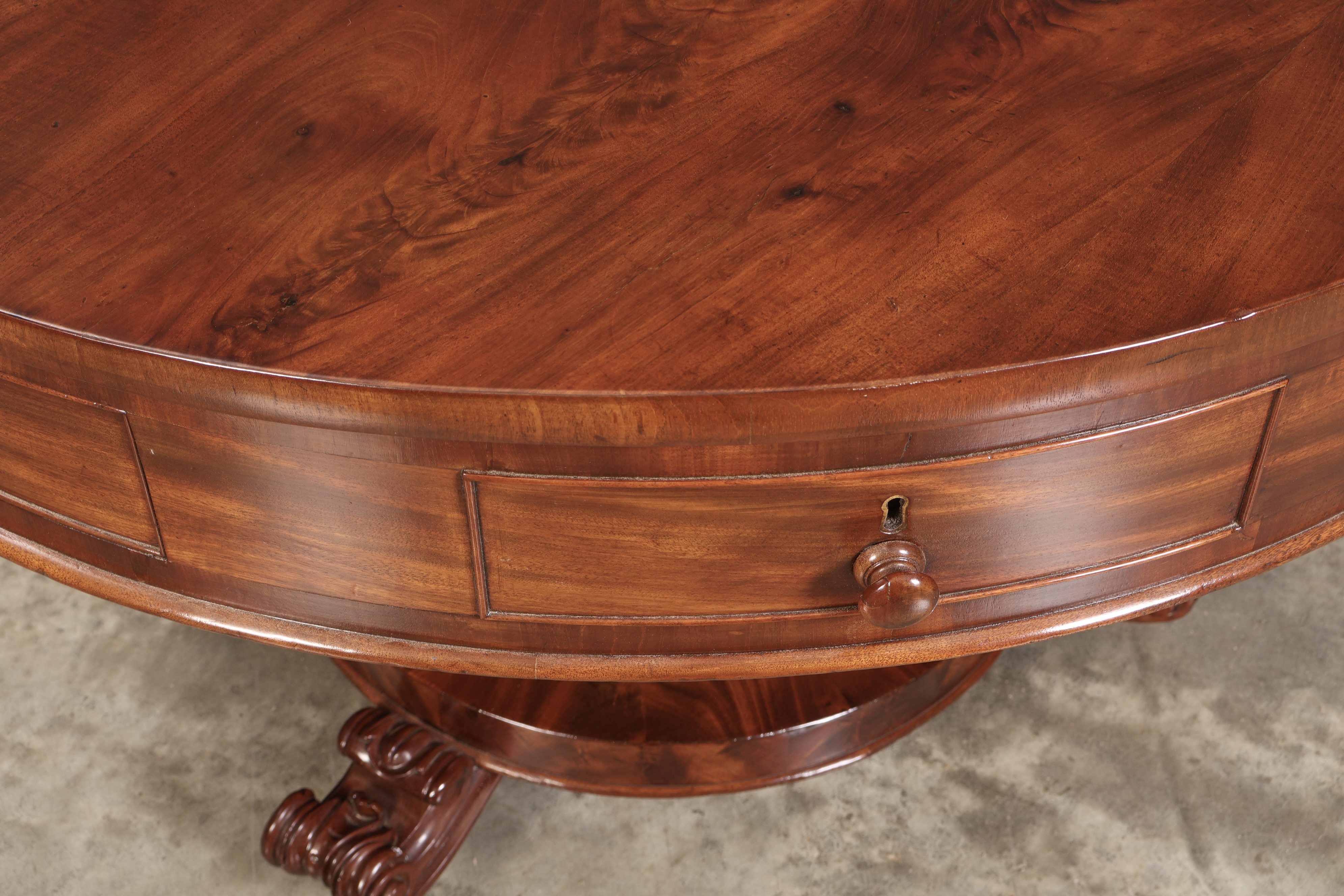 William IV Mahogany Drum Table - Image 6